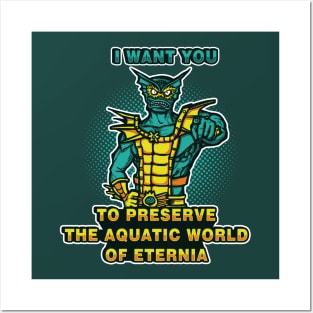 Preserve The Aquatic World Posters and Art